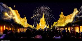 Artwork du prochain spectacle nocturne Disney Enchantment.