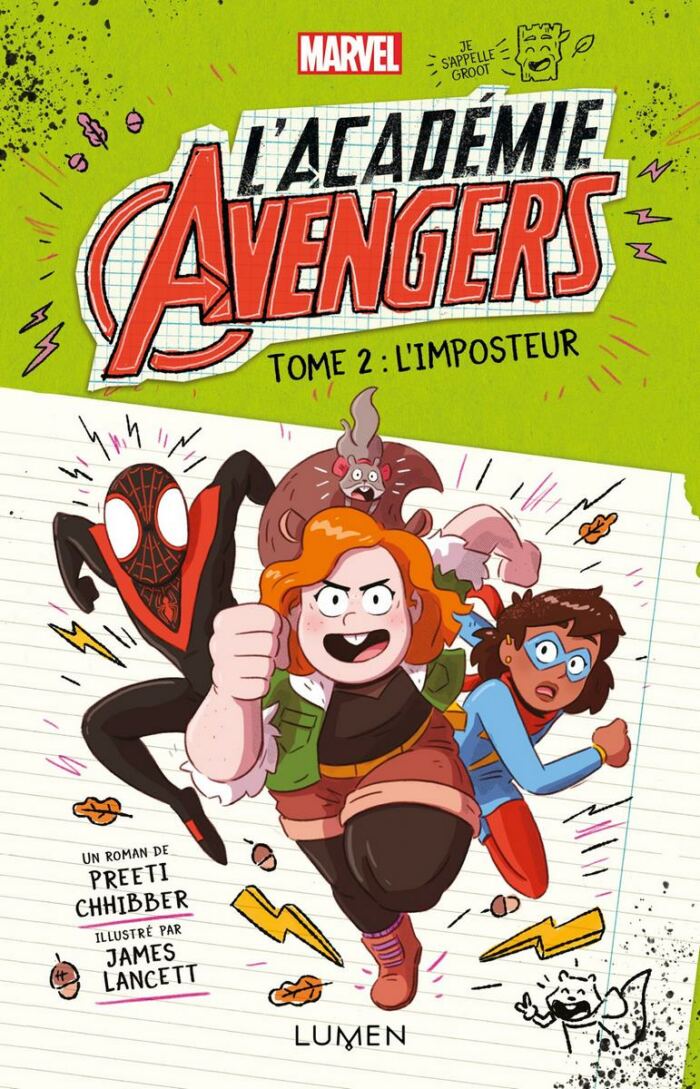 L'Académie Avengers tome 2 l'imposteur, Marvel-Lumen Editions