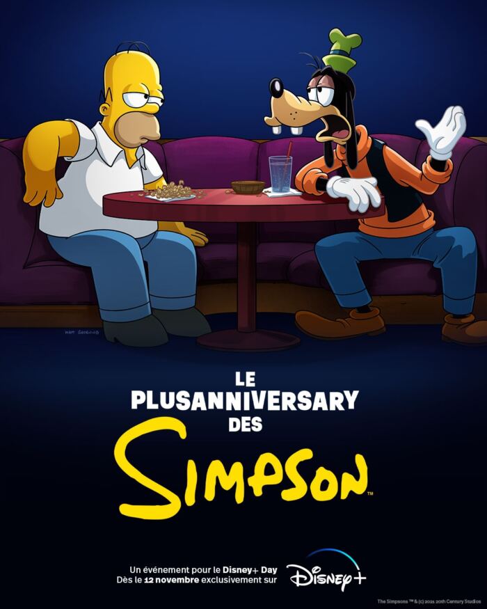 Le Plusanniversary des Simpson, un court-métrage inédit pour le Disney + Day