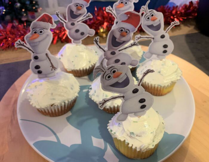 Diy cupcakes Olaf