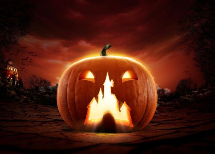 Logo des soirées Halloween Disney durant le Festival Halloween 2022.
