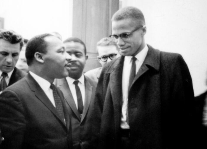 Martin Luther King Jr et Malcom X