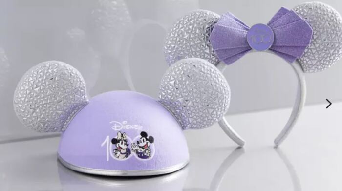 Peluche Minnie Mouse Fée Disney Parks Disneyland princesse rose chapeau 37  cm