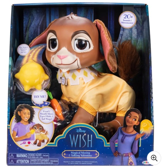 Disney Store Peluche Étoile Lumineuse Moyenne, Wish : Asha et la Bonne  étoile : : Jeux et Jouets