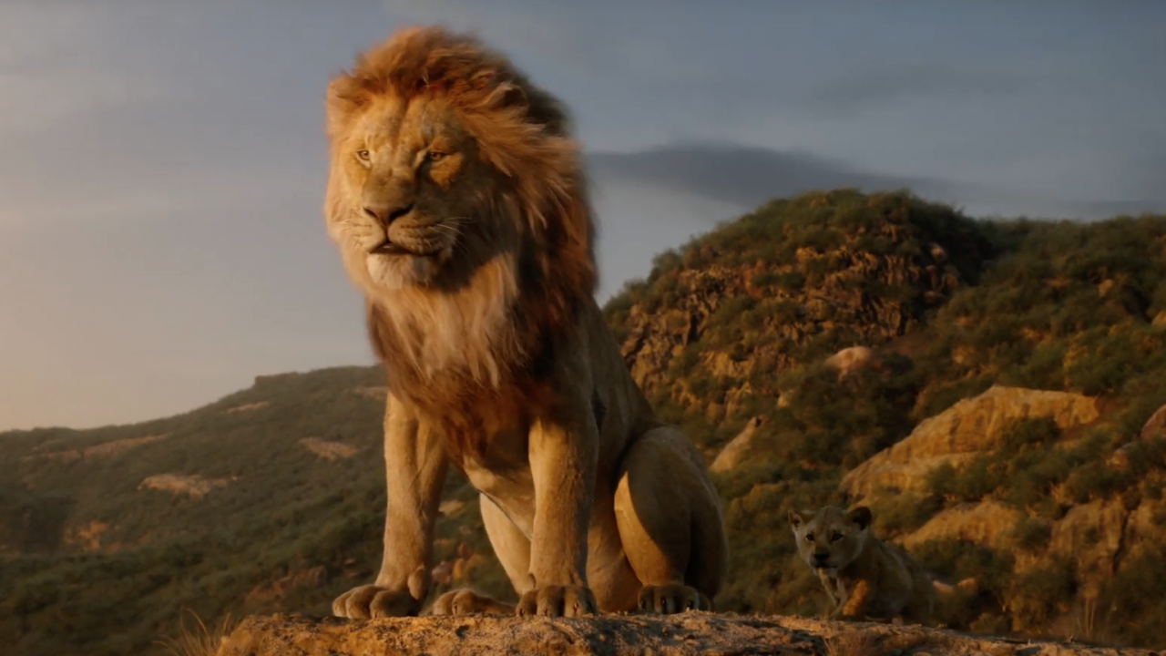 Mufasa dans Le Roi Lion 2019