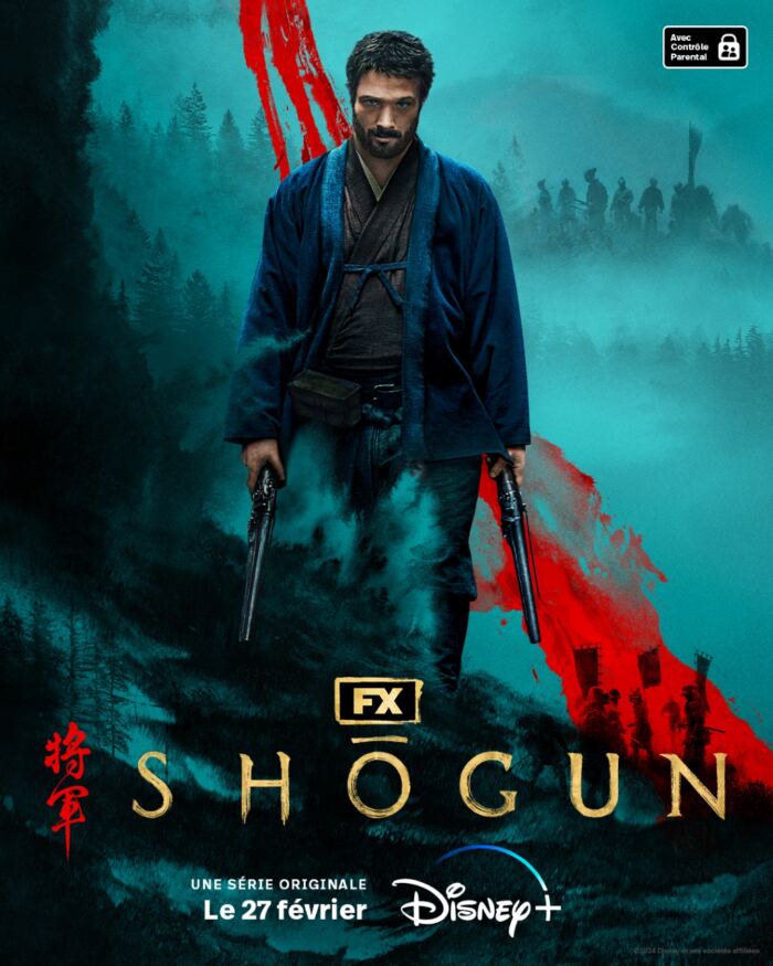 Affiche de la série médiévale japonaise "Shogun.