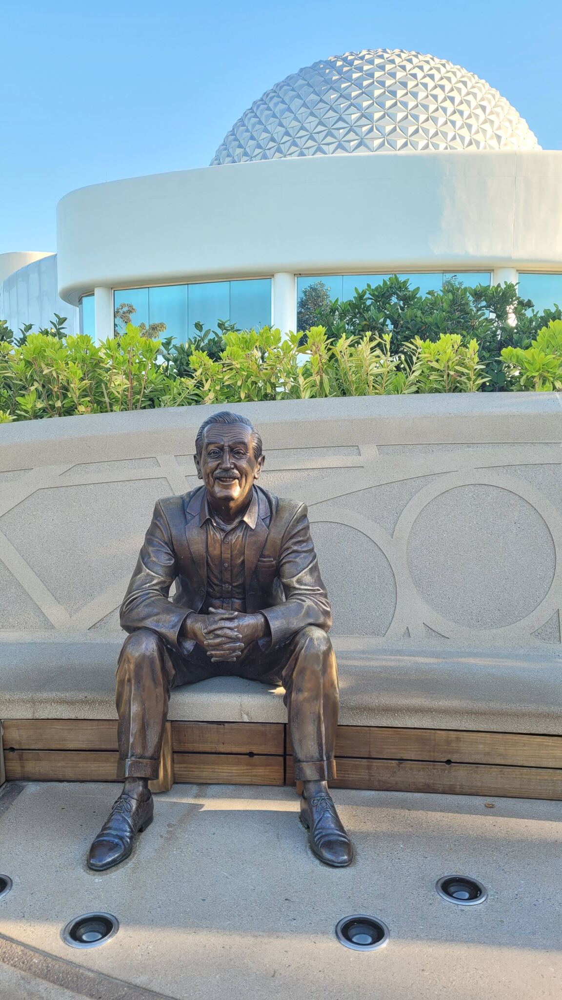 Statue de Walt au parc EPCOT.