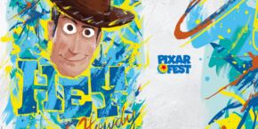 Woody, affiche officielle pour le Pixar Fest 2024